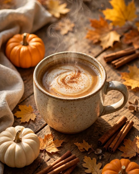 Pumpkin Spice Flavored Coffee: Fall`s Favorite, Roasted Fresh