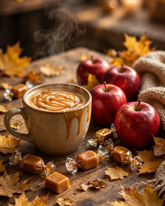 Caramel Apple Flavored Coffee: Crisp Apple, Buttery Caramel in Every Cup