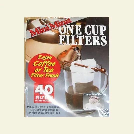 Mini-minit Paper Filters ( 40 pk ) - My Shop Coffee
